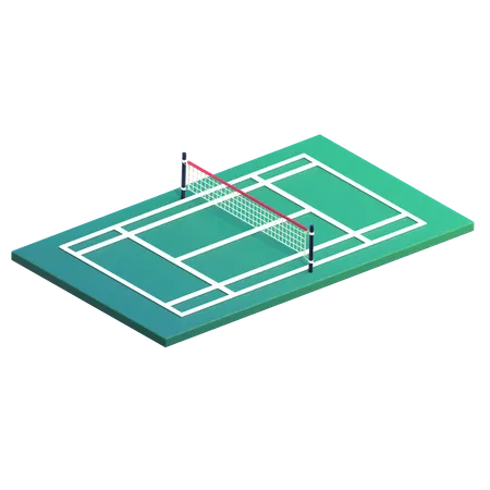 Pista de tenis  3D Icon