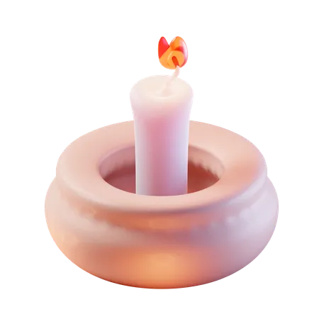 Candle  3D Icon