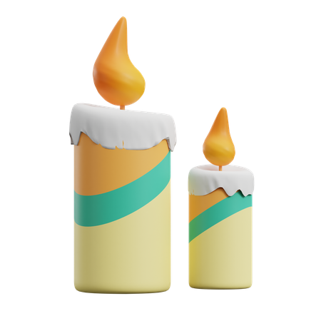 Candle  3D Icon