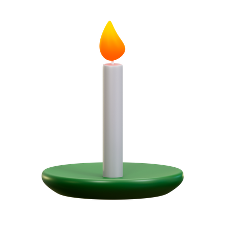 Candle  3D Illustration