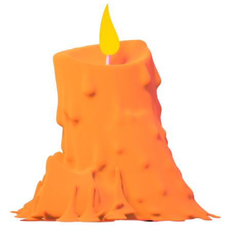 Candle  3D Illustration