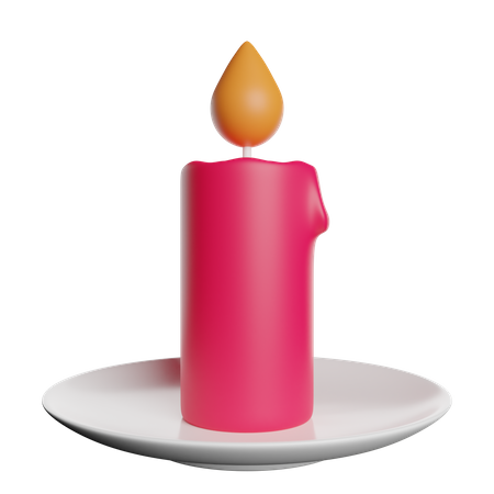 Candle  3D Icon