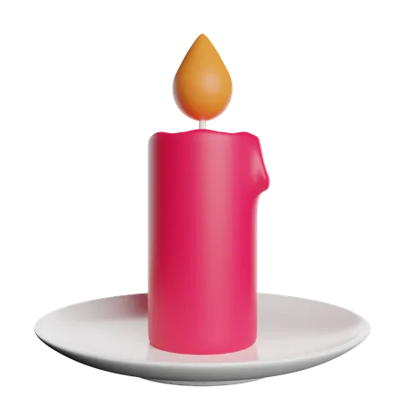 Candle  3D Icon