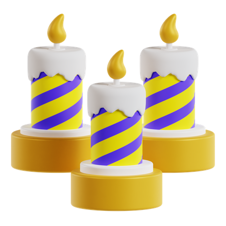 Candle  3D Icon