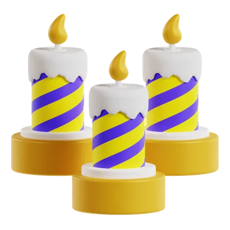 Candle  3D Icon