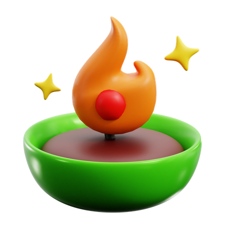 Candle Light  3D Icon