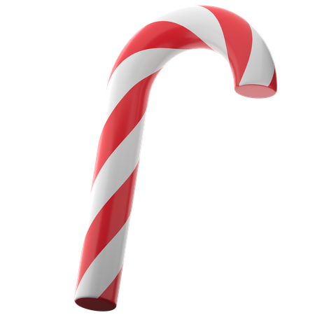 Candy Cane  3D Icon