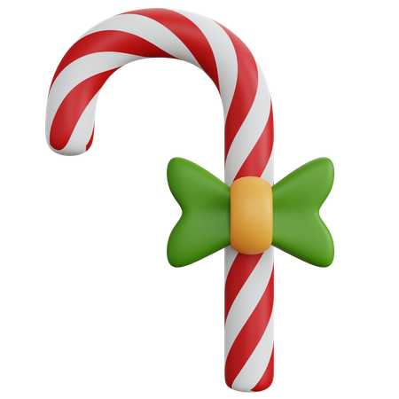 Candy Cane  3D Icon