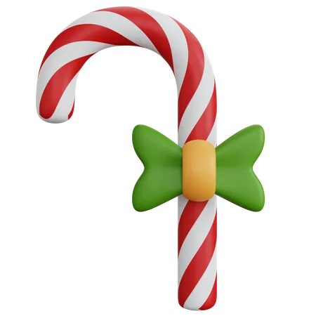 Candy Cane  3D Icon