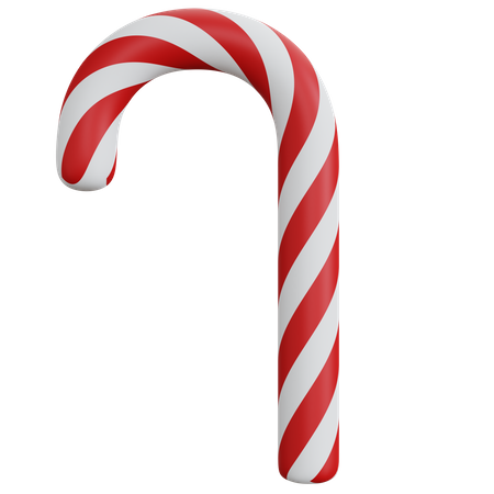 Candy Cane  3D Icon