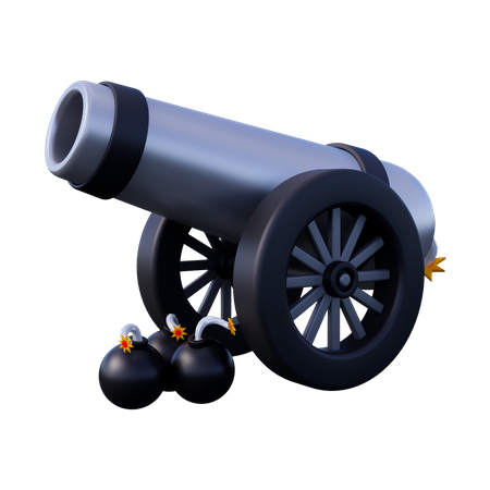 Cannon  3D Icon