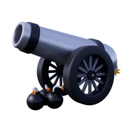 Cannon  3D Icon