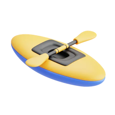 Canoë  3D Icon