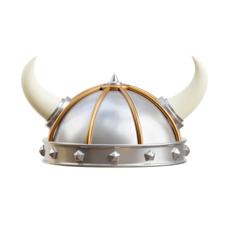 Capacete viking  3D Icon