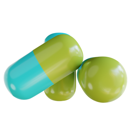 Capsules  3D Icon