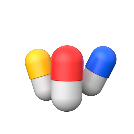 Capsules  3D Icon