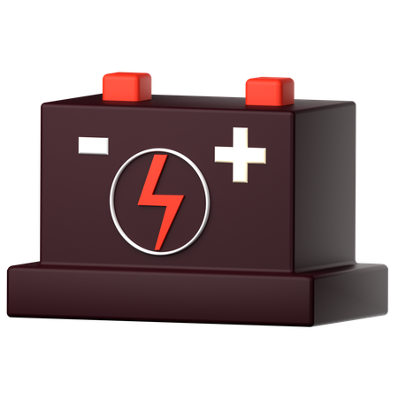 Car Battery  3D Icon