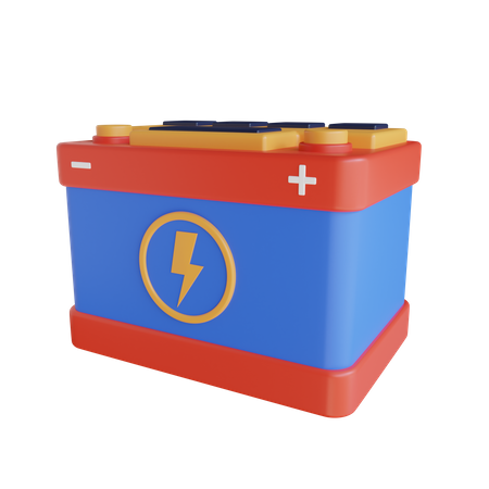 Car Battery  3D Icon