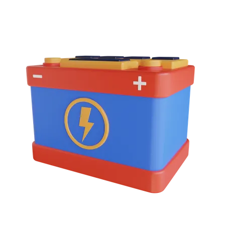 Car Battery  3D Icon