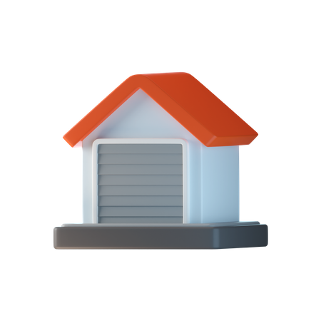 Car Garage  3D Icon