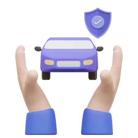 Car insurance  3D Icon