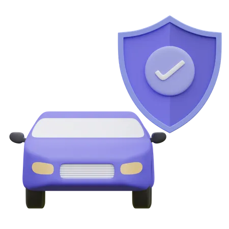 Car insurance  3D Icon