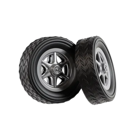 Car Wheel  3D Icon