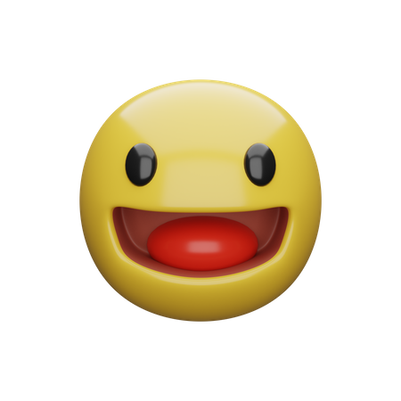 Rosto fazendo careta  3D Emoji