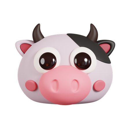 Cara de vaca  3D Emoji