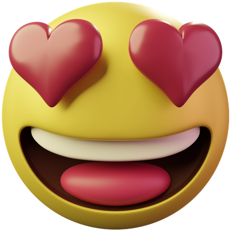 Cara muito feliz  3D Emoji