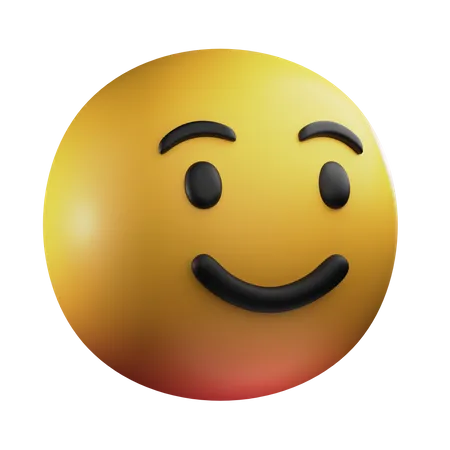 Cara de la sonrisa  3D Emoji