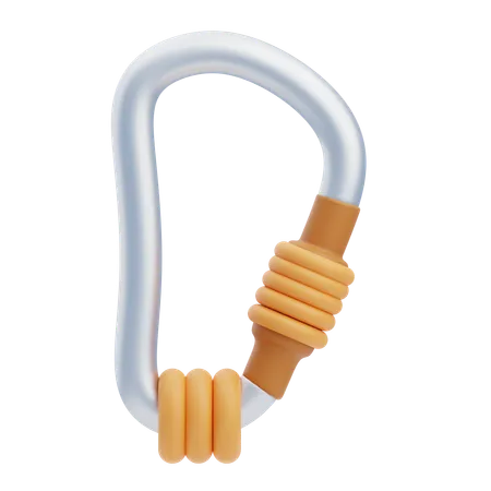 Carabiner  3D Icon