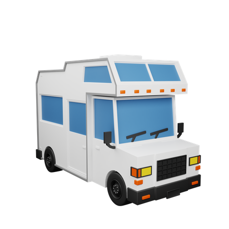 Caravan  3D Icon