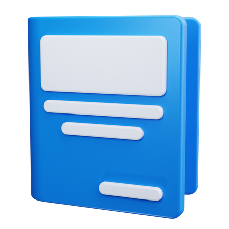 Card Catalog  3D Icon