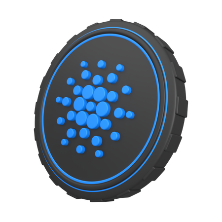 Moeda cardano ada  3D Illustration