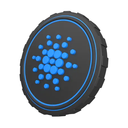 Moeda cardano ada  3D Illustration