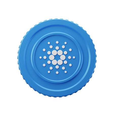 Cardano Coin ADA  3D Icon