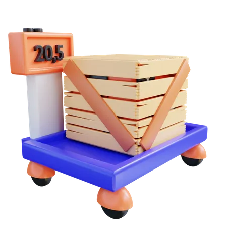 Cargo Scale  3D Icon