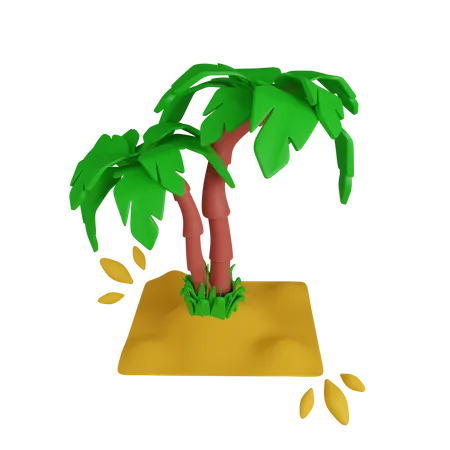 Palmera de carnaval  3D Icon