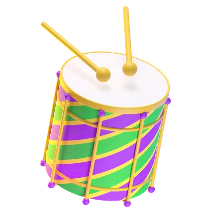 Tambour de carnaval  3D Icon