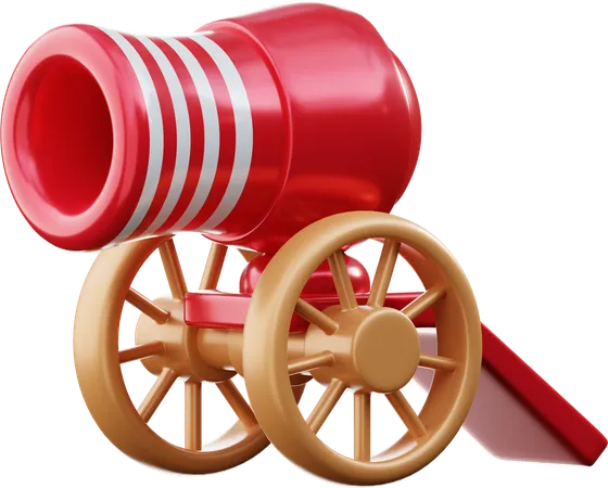 Carnival Cannon  3D Icon