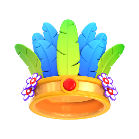 Carnival Crown  3D Icon