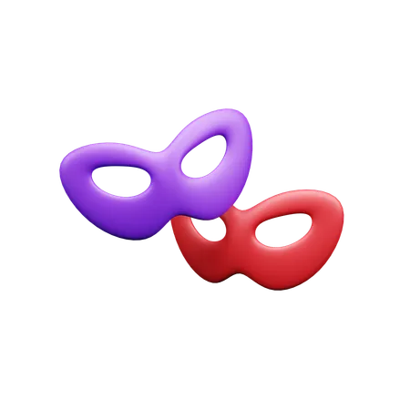 Carnival Mask  3D Icon