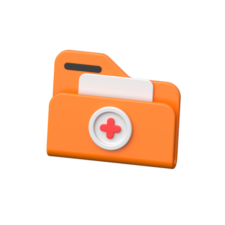 Carpeta medica  3D Icon