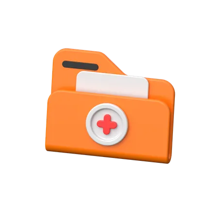 Carpeta medica  3D Icon