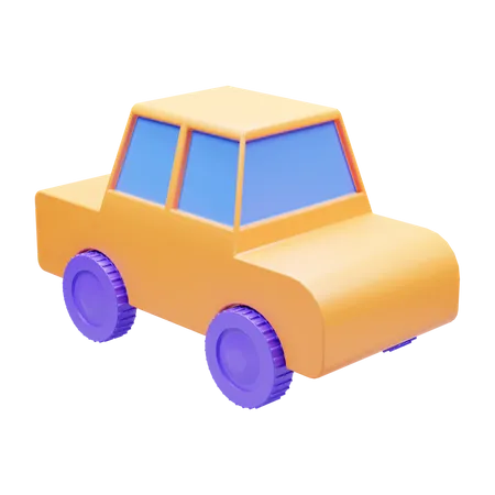 Carro de viagem  3D Icon