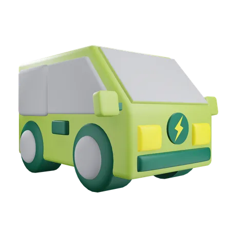 Carro elétrico  3D Icon