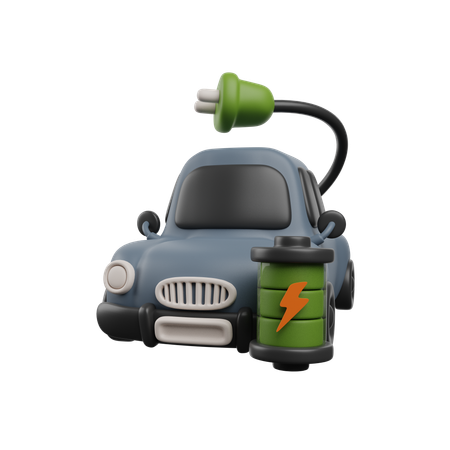 Carro elétrico  3D Icon