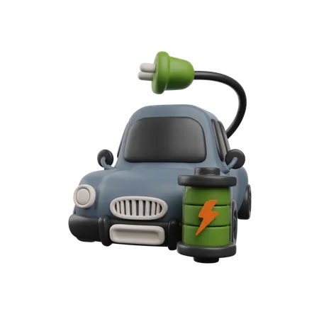 Carro elétrico  3D Icon