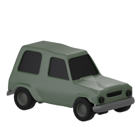 Carro militar  3D Icon